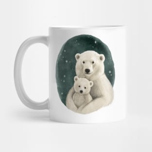 Polar Bear Family Portrait Mug